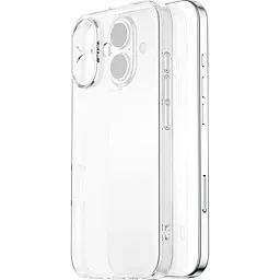 Чохол WiWU ZCC-108 TPU Clear Series для Apple iPhone 16 Transparent [128982] - мініатюра 5