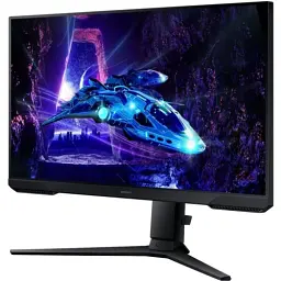Монітор 24" Samsung Odyssey G3, Black, VA, 1920x1080 (16:9), 1 мс, 180 Гц, 250 кд/м², 3000:1, 178°/178°, HDMI/DP, VESA 100x100, AMD FreeSync (LS24DG300EIXUA) - мініатюра 3