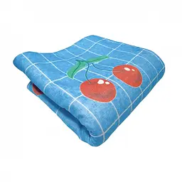 Електропростирадло електро грілка електричне простирадло ковдра electric blanket 150x160см 120Вт UKC блакитна - мініатюра 2