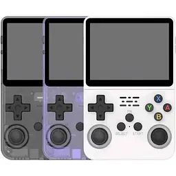 Ретро ігрова приставка Data Frog R36s 15000 games in 1 White [118149] - мініатюра 3