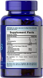 Омега-3 кошерний Puritan's Pride Kosher Omega-3 with EPA & DHA 742 мг 60 капс - мініатюра 2