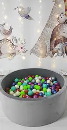 Сухий басейн з кульками сірий - мініатюра 7