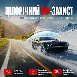 Керамічна Тонувальна плівка VLT 20% IR 95% UV 100% Ширина 75 см Довжина 1 Метр Атермальна (NC35100) - мініатюра 5