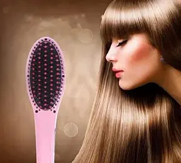 Електричний гребінець-випрямляч Fast Hair Straightener HQT-906 - мініатюра 2