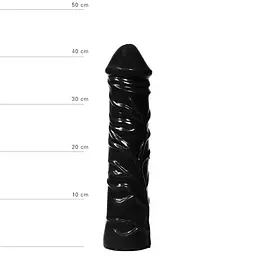 Фалоімітатор Mister B All Black August 32 см чорний - мініатюра 3