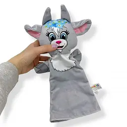 Мягкая игрушка, (Перчатка - Коза 1) - миниатюра 2