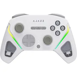 Геймпад Ajazz GP100 2.4G/BT/USB Switch/PC/iOS/Android RGB White (GP100-W) - мініатюра 1