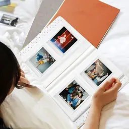 Фотоальбом для Fujifilm Instax Square SQ1, SQ6, SQ40, SQ20, SQ10, SP3, SQ Link на 64 фото, блакитний  - мініатюра 2