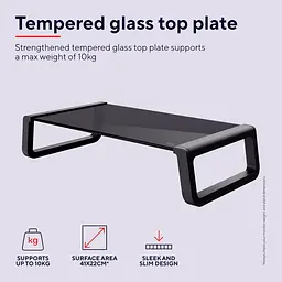 Підставка під монітор Trust Monta Glass Monitor St and Black - мініатюра 10