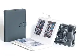 Фотоальбом для Fujifilm Instax Wide 100, 200, 210, 300, 400, Link Wide Wide EVO Polaroid 600 на 80 фото сірий - мініатюра 3