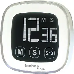 Таймер кухонний Technoline KT400 Magnetic Touchscreen White (KT400) - мініатюра 2