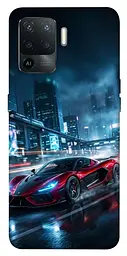 TPU чохол Demsky Red sport car для Oppo Reno 5 Lite