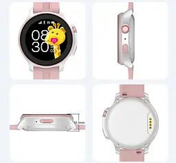 Дитячий смарт годинник Lemfo T25 з GPS, дзвінками, відеозв'язком, прослушкою, Wi-Fi та кнопкою SOS Круглий розумний годиник для дітей Чорний - мініатюра 12