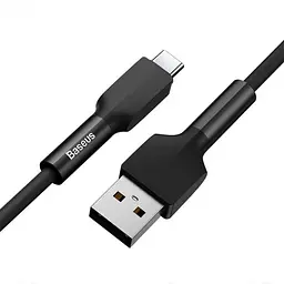 Кабель Baseus Silica Cable USB to Type-C 2A 1m CATGJ-01 Black - мініатюра 2