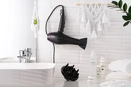 Фен Ardesto Violet PRO HD-Y222PRO, 1850-2200Вт, 2 швидкості, 3темп.режиму, дифузор, чорний - мініатюра 7