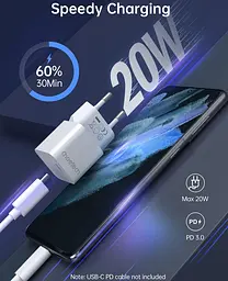 Зарядний пристрій Choetech PD5010-EU-WH USB-С (PD5010-EU-WH) - мініатюра 3