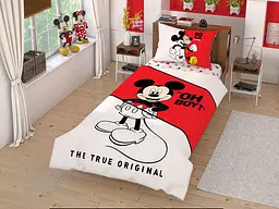 Комплект постільної білизни Disney Mickey Mouse Cek 1,5-спальний Tac pbe0041276