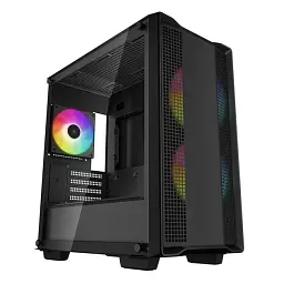 Корпус Deepcool CC360 ARGB Без БП Mini-ITX/Micro-ATX черный,2×3.5,2+1*2.5″;418×215×431мм(L×W×H) (CC360 ARGB)