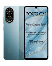 Смартфон POCO C71 3/64GB Blue EU (adapter)