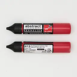 Лінер акриловий Sennelier Abstract, 3D, 27 мл, Кадмій червоний світлий відтінок (Cadmium Red Light Hue)