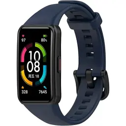 Ремінець DK Silicone Sport Band Classic для Honor Band 6 / 7 (011342) (dark blue)