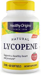 Лікопін Healthy Origins Natural Lycopene 15 мг 60 гелевих капсул