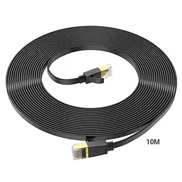 Патч-корд Hoco US07 General pure copper flat network 10 метрів кабель плоский вита пара