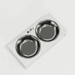 Hollky Base XS — миски на підставці для маленьких собак та котів (2 × 0,25 л) - мініатюра 9