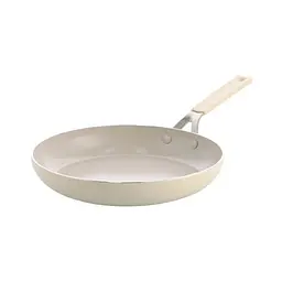 Сковорода KitchenAid АС, 24 см, з керамічним покриттям, кремовий
