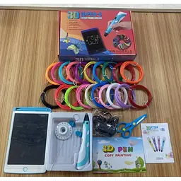 Набір для творчості 3D 3D ручка Pen-6 c LCD дисплеєм + графічний планшет + трафарети + 100 м пластику в комплекті - мініатюра 5