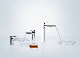 Змішувач Hansgrohe Talis E 240 для умивальника Polished Gold Optic 71716990 Золотий - мініатюра 3