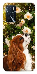 TPU чохол Demsky Flower spaniel для Oppo A16s / A16