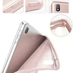 Чохол до планшета BeCover Tri Fold Soft TPU Silicone Apple iPad 9.7 2017/2018 A1822/A1823/A1893/A1954 Pink (708513) - мініатюра 2