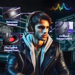 Ігрові навушники Redragon Scream H231 USB Black (71931) [150111] - мініатюра 6