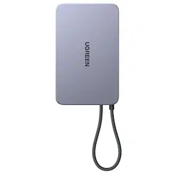 Батарея універсальна Ugreen 10000mAh 30W 1xUSB-C + 15W Magnetic Wireless + cable USB-C black (75982B) - мініатюра 4