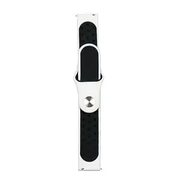 Ремінець Nike Sport 20 mm Watch Active / Galaxy S4 42 mm / Gear S2 / Xiaomi Amazfit White / Black ( - мініатюра 2