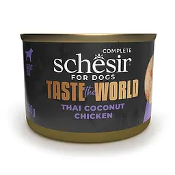 Вологий корм Schesir Taste the World Chicken Thai Шезір курка по-тайськи консерви в бульйоні для собак 150 г (122551)