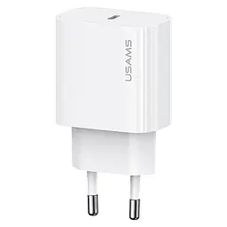 МЗП Usams US-CC226 Kit-Yi Ser. 20W (1USB-C) + кабель Type-C to Lightning White - мініатюра 3