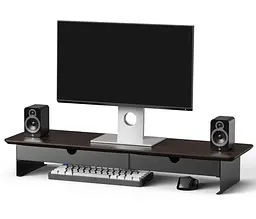 Підставка під монітор OfficePro MR145DW Dark Wood/Black MR145DW - мініатюра 2