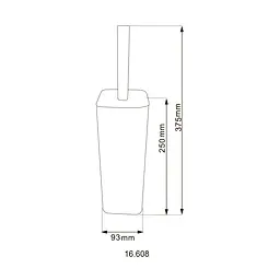 Йоржик підлоговий Hotec 16.608 Stainless Steel, Хром - мініатюра 4