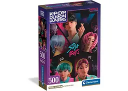 Пазл Clementoni Saja Boys - герої мультфільму K-Pop Мисливці на демонів, Netflix (Kpop Demon Hunters - Saja Boys Puzzle - 500 pcs.), 500 ел. (35625)