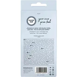Презервативи Mister Size - Pure feel - 69 (10 condoms) - мініатюра 3