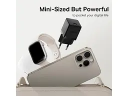Мережевий зарядний пристрій BASEUS Palm Fast Charger 20 W Cluster Black (P10111602113-00) - мініатюра 4