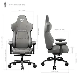 Ігрове крісло TX3 Core Loft Grey (TEGC-2056101.41) - мініатюра 12
