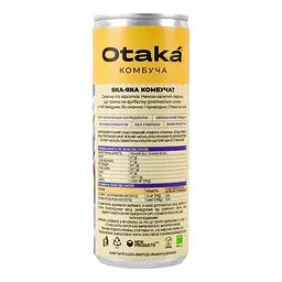 Напій безалкогольний Otaka Комбуча Класична слабогазований 250 мл - мініатюра 4