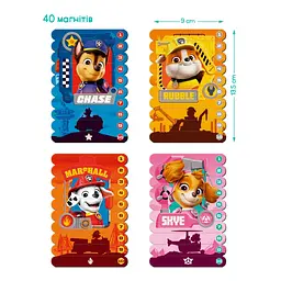 Магнітні палички для рахування "Paw Patrol: Герої-рятувальники" DoDo Toys 200652, 40 магнітних елементів - мініатюра 2