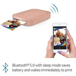 Портативний фотопринтер HP Sprocket 2x3 Pink (HPISPP) [141282] - мініатюра 4