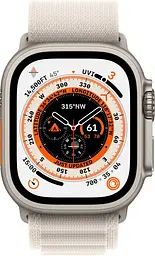 Смарт-годинник Apple Watch Ultra 49mm Titanium Case with Starlight Alpine Loop Medium [MQF03/MQFR3] [72525] - мініатюра 3