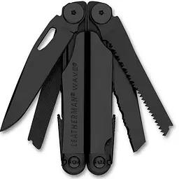 Мультитул Leatherman WAVE PLUS BLACK + синтетичний чохол (832526) [60725] - мініатюра 5