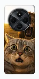 Чохол Demsky Shocked cat and lion для Xiaomi Redmi 14C / Poco C75